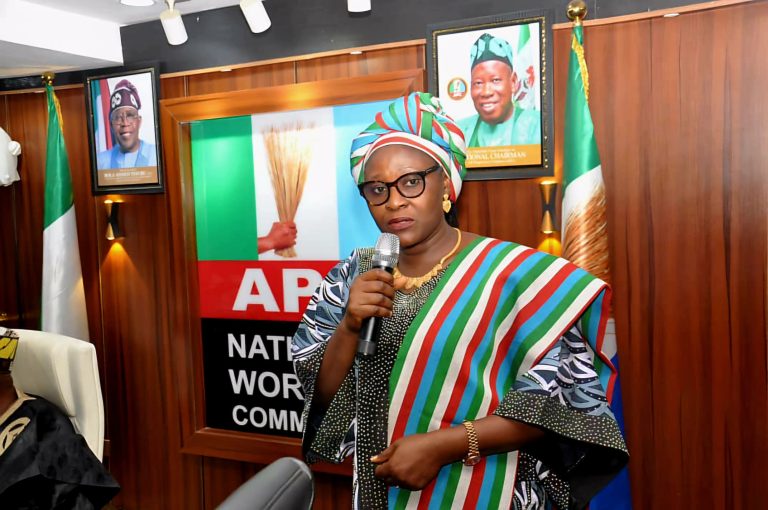 APC NORTH CENTRAL WOMAN LEADER TAKES OATH OF OFFICE