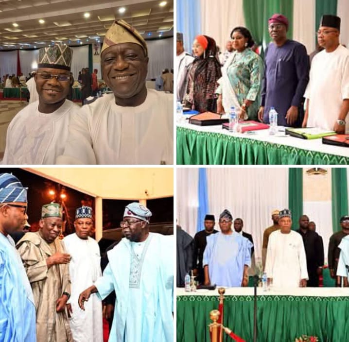 President Tinubu Leads First APC Caucus Meeting As Father’s