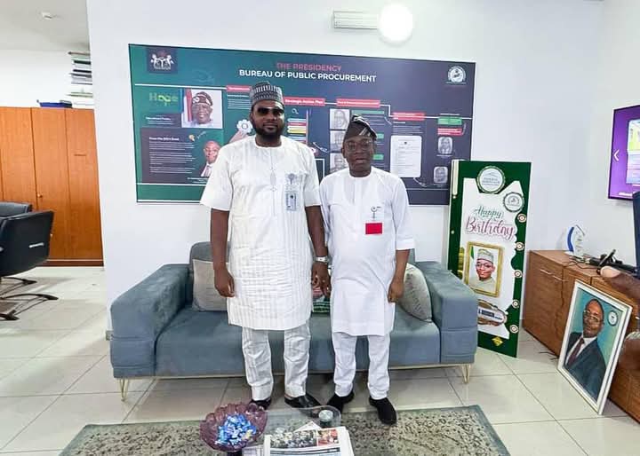 Dr Abdullahi Mustapha DG Nigeria Energy Commission in a Courtesy Visit to Dr. Adebowale